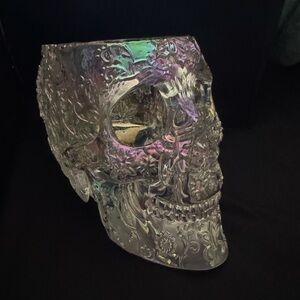 Iridescent Skull Art Decor